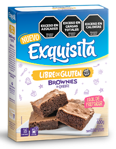 Brownies Libre de Gluten - Exquisita - Recetas dulces