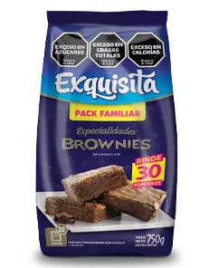 Brownies Pack Familiar - Exquisita - Recetas dulces